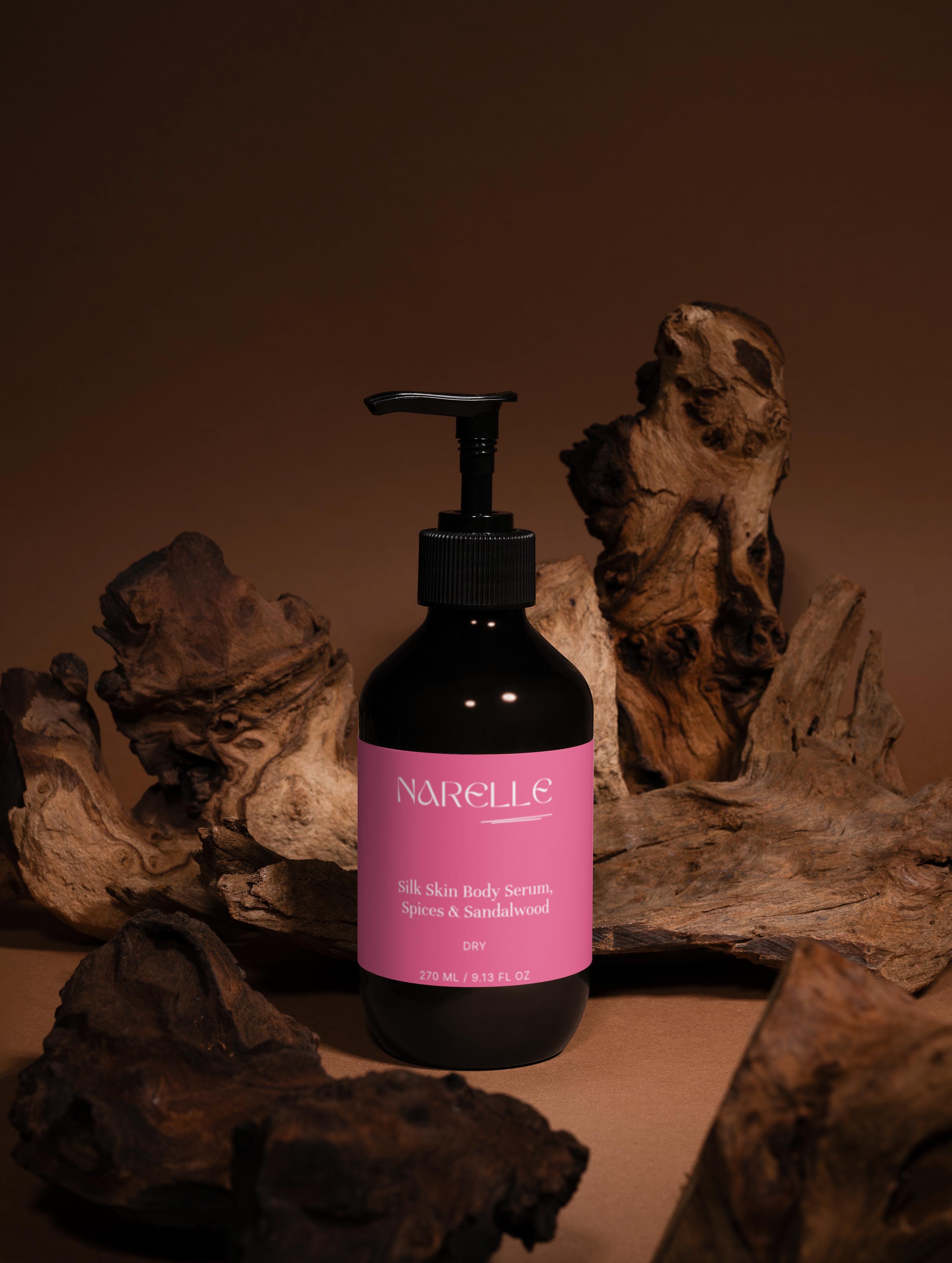 Silk Skin Body Serum, Spices & Sandalwood